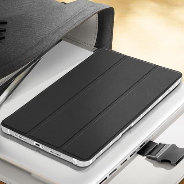Fodral för Xiaomi Pad 6 Flip Support Video and Input Series Trifold Bump Black