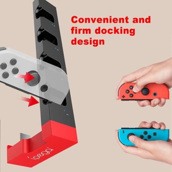 Styr batteriladdare för Nintendo Switch Joy Con Joycon Laddningskonsol