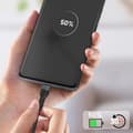 Miniatyrbild 4 av 4: Kabel USB-C till USB-C Strömförsörjning 60W Snabbladdning Längd 1,8m LinQ Svart