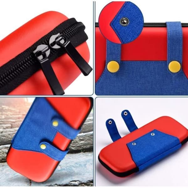 Fodralväska för Nintendo Switch, komplett skyddsfodral som är kompatibelt med Nintendo Switch-tillbehör