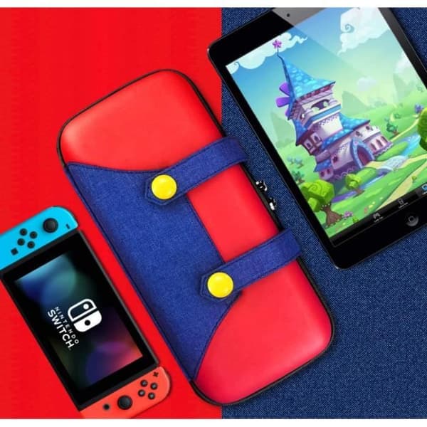 Fodralväska för Nintendo Switch, komplett skyddsfodral som är kompatibelt med Nintendo Switch-tillbehör