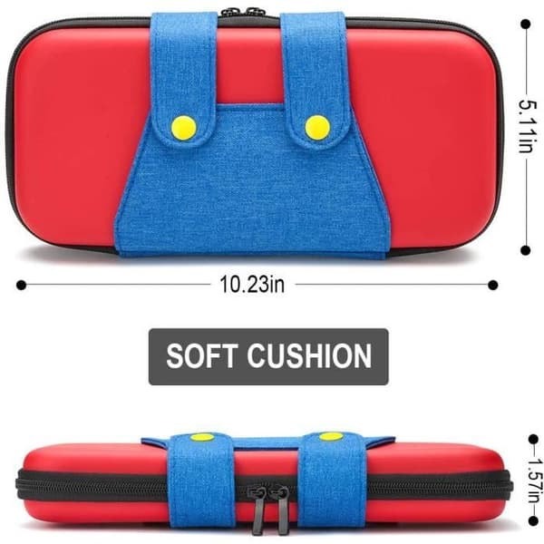 PIMPIMSKY Nintendo Switch Fodral - Bärväska - Subsonic styvt och anti-shock förvaringsfodral för Switch
