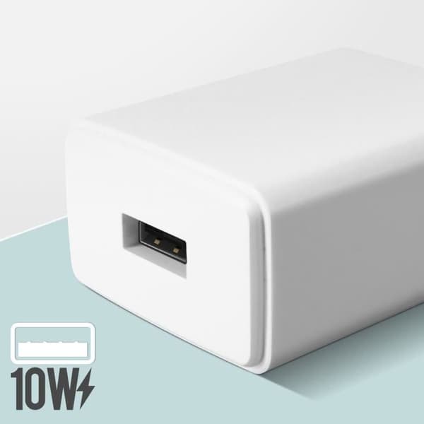 Officiell Oppo USB 10W-laddare med USB till USB C-kabel Vit