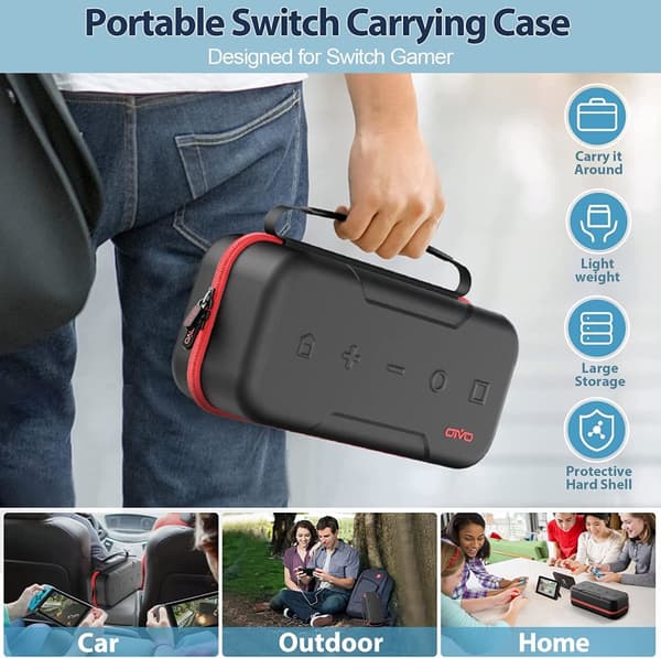 Bärväska OIVO (Nintendo Switch Kompatibel)