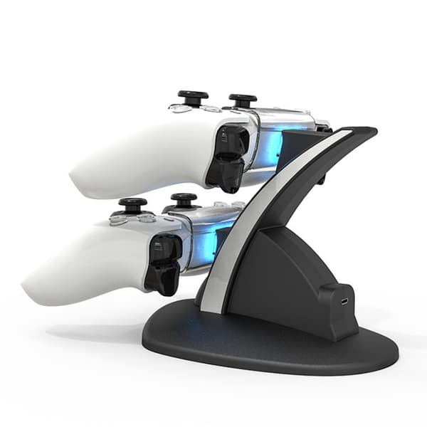 PS5 controller laddstation med dubbla platser