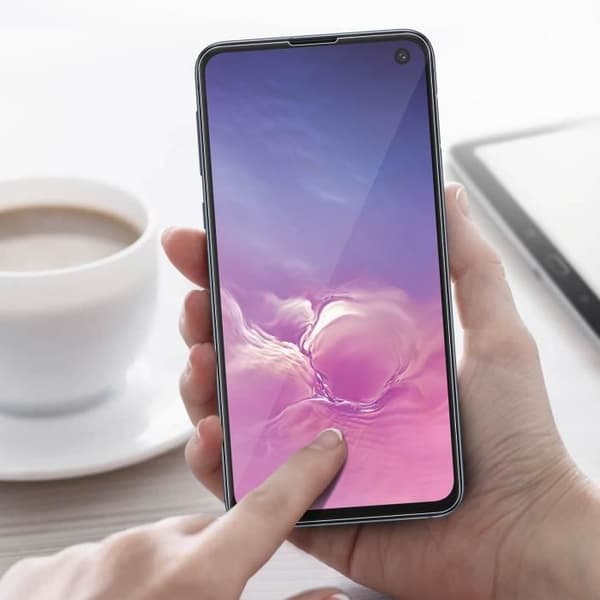 2x Galaxy S10e Skärmskydd Flexibelt Anti-fingeravtryck Original Samsung