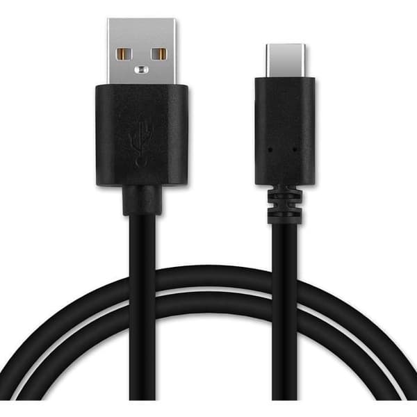 Autoladdarpaket + 1 USB-C-kabel för Blackview Tab 16 Ultrakraftig och snabb laddare 2X (5V - 2.1A) + 1 1M kabel - SVART