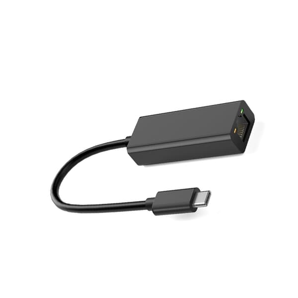 INF Nätverksadapter USB-C Gigabit Ethernet Svart