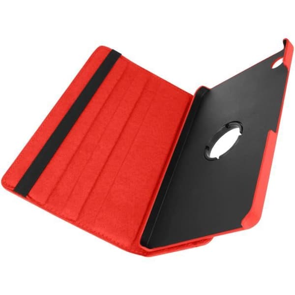 Foliofodral - Samsung - Galaxy Tab A9 Plus - Röd - 360° rotation - Fullständigt skydd