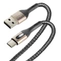 Miniatyrbild 2 av 4: USB-kabel till USB-C - LinQ - 1,2m - 3A - Snabbladdning - Dataöverföring
