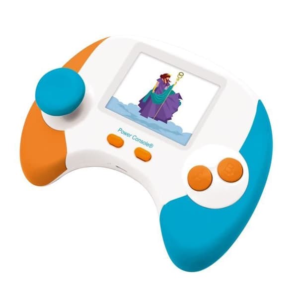 LEXIBOOK - Franska/engelska tvåspråkig utbildningskonsol - Med 2,8 tums LCD-skärm - orange/blå -JCG100DPi1