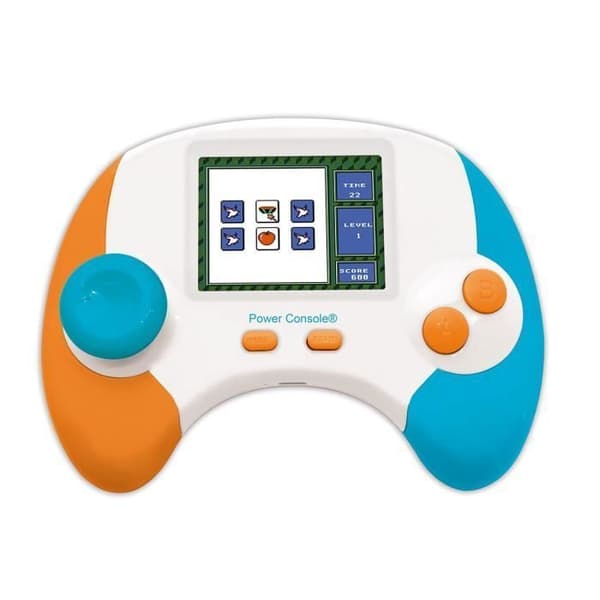 LEXIBOOK - Franska/engelska tvåspråkig utbildningskonsol - Med 2,8 tums LCD-skärm - orange/blå -JCG100DPi1