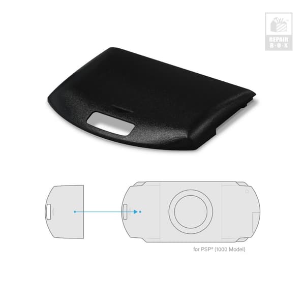 Batterilucka Playstation Portable Svart