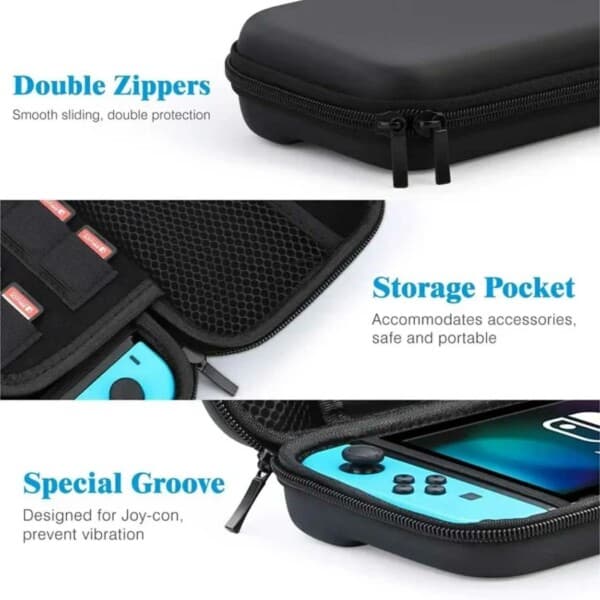 Hard Storage Case Nintendo Switch Kompatibel Sort