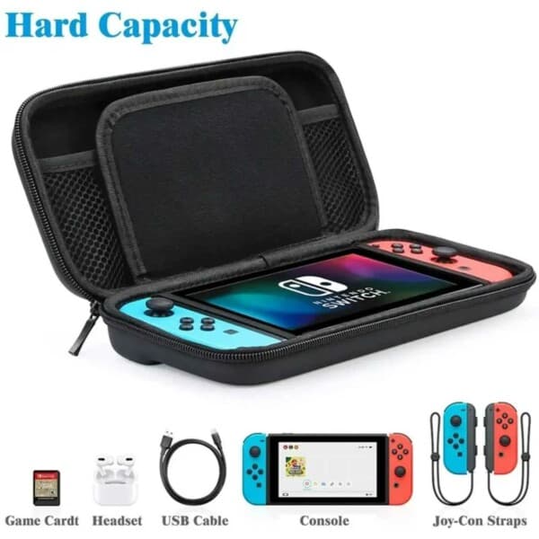 Hard Storage Case Nintendo Switch Kompatibel Sort