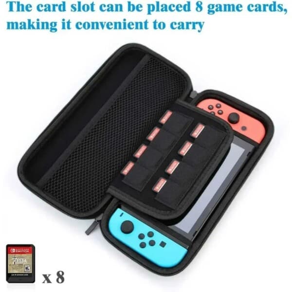 Hård Förvaringsväska Nintendo Switch OLED Kompatibel Svart