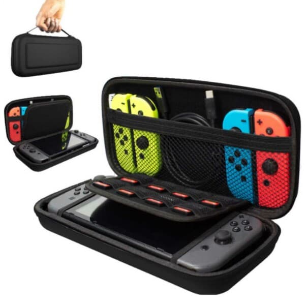 Hård Förvaringsväska Nintendo Switch OLED Kompatibel Svart
