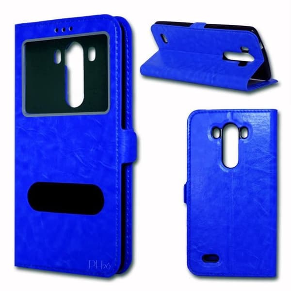 Blå Folio Case Cover för LG K10 By Ph26®