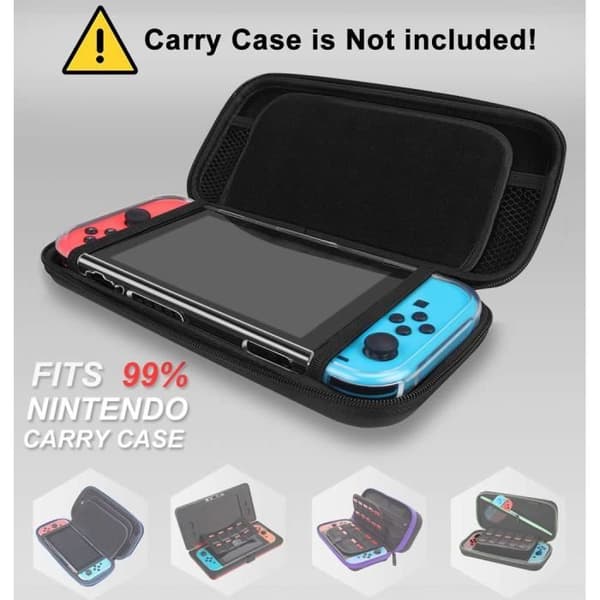 Fodral för Nintendo Switch, mjuk gel Kristallklart skyddande skydd mot repor Premium anti- repor för