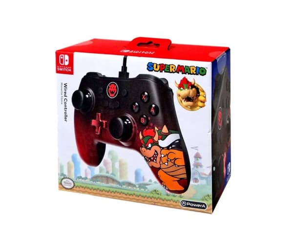 PowerA Bowser Super Mario Wired Controller for Nintendo Switch