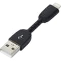Miniatyrbild 3 av 3: Anslutningskabel - Renkforce - iPad/iPhone/iPod - 0,05 m - USB 2.0 - Svart