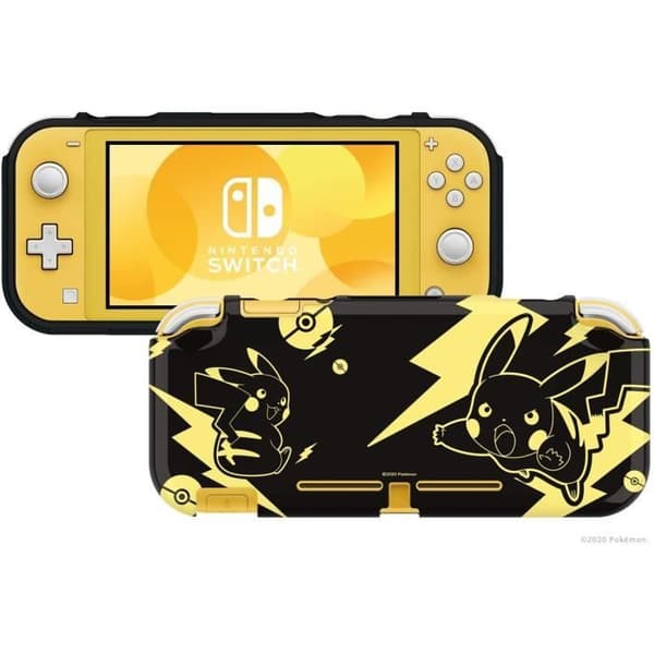 NSW Lite Duraflexi Protector Pikachu Black &amp; Gold