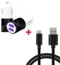 Miniatyrbild 3 av 4: Autoladdarpaket + USB typ C-kabel för Xiaomi 14T Ultrakraftig och snabb laddare + 1 1M-SVART kabel