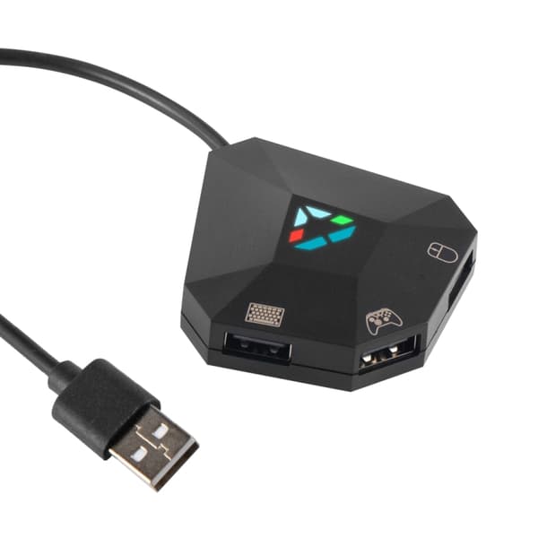 Adapter för tangentbord och mus kompatibel till Nintendo Switch med stöd för flera plattformar
