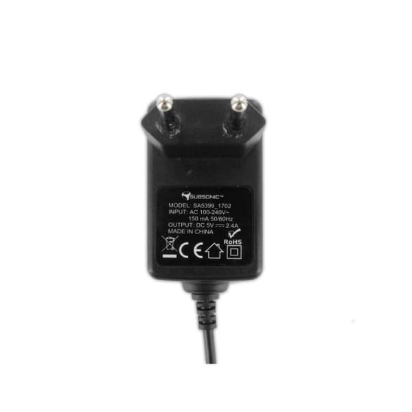 Subsonic - Nätladdare Typ C för Nintendo Switch-konsol och tillbehör - Power &amp; Play-adapter