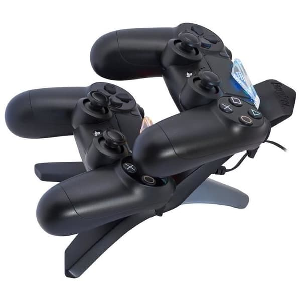 Energizer Controller Laddningsstation för PS4 Svart, Transparent