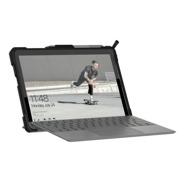 Urban Armour Gear Metropolis, Cover, Microsoft, Surface Go, 25,4 cm (10"), Svart, Silver