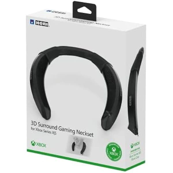 HORI Neckset Gaming 3D Surround Sound Bärbar högtalare med Voice Chat Designad för Xbox Series X/S - Officiell Microsoft-licens