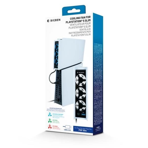 Ventilationskit - Nacon - PlayStation 5 slim - Temperatursensor - Justerbar hastighet - USB-port