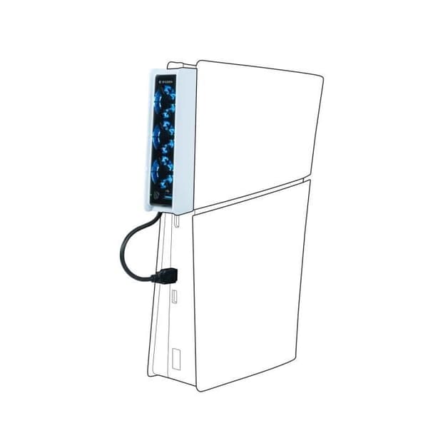 Ventilationskit - Nacon - PlayStation 5 slim - Temperatursensor - Justerbar hastighet - USB-port