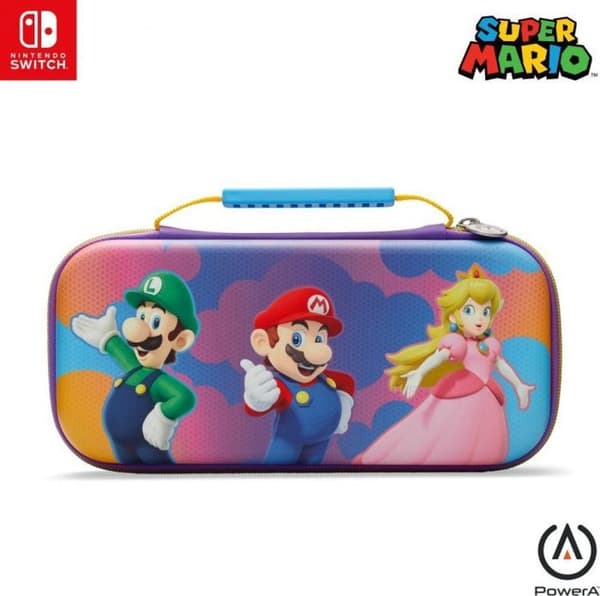 Powera - NSCS0302-01 - Nintendo SWITCH / LITE / OLED-fodral för SUPER MARIO Color Splash Heroes-konsoler