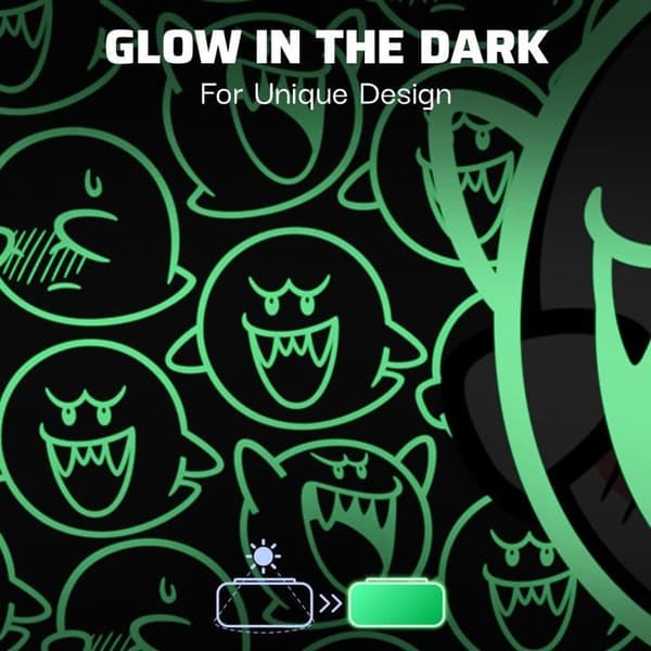 Pdp - 500-224-BOHO - SWITCH-fodral för Boo-Hoo Glow in the Dark-konsoler