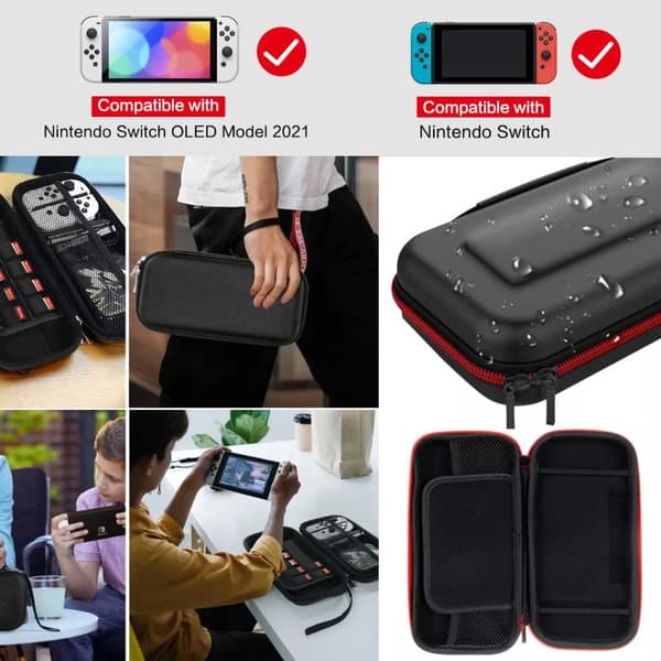 Hard Storage Case Nintendo Switch/Switch OLED-kompatibel Sort