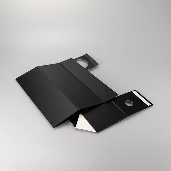INF Elegant Sort Vinkasse - Sideåbning, Foldbar Design