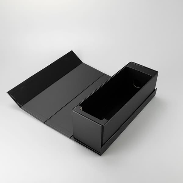 INF Elegant Sort Vinkasse - Sideåbning, Foldbar Design
