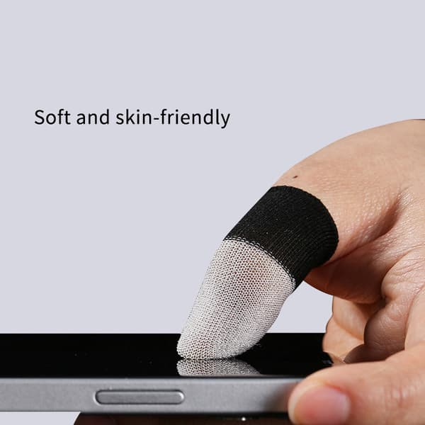 INF Yosi Fingerspidser - Åndbare Gaming Fingerspidser i Isilke (2 Par)