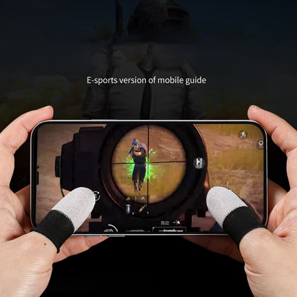 INF Yosi Fingerspidser - Åndbare Gaming Fingerspidser i Isilke (2 Par)