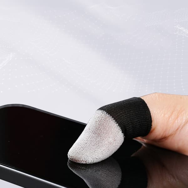 INF Yosi Fingerspidser - Åndbare Gaming Fingerspidser i Isilke (2 Par)
