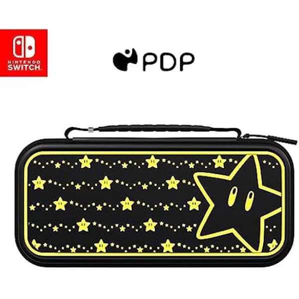 Väska - Nintendo - Travel Case Plus GLOW - Switch kompatibel - Ljusande design - Praktiska fickor