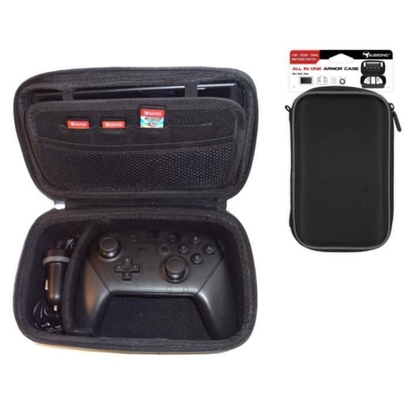 Hård och stötresistent Subsonic förvaringsväska för Switch
