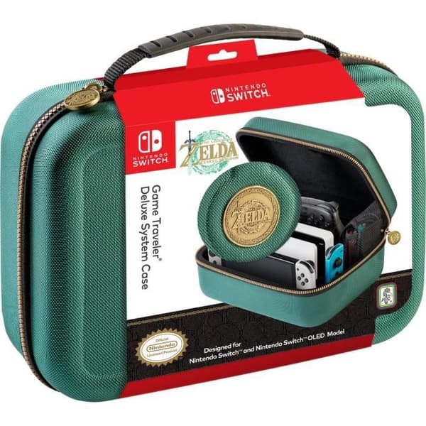 Deluxe Green Zelda-fodral till Nintendo Switch NNS61G