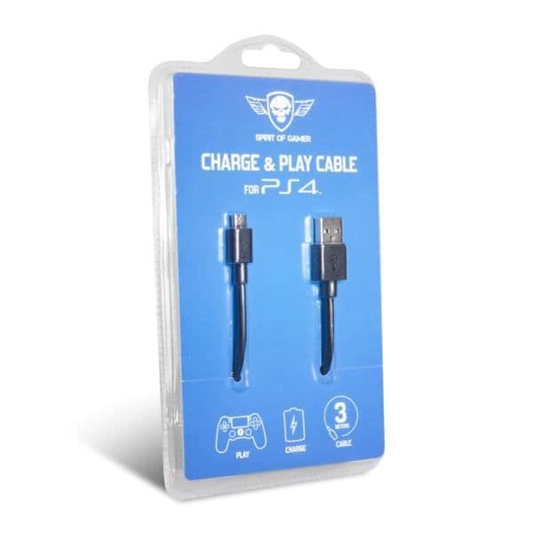 SPIRIT OF GAMER Laddarkabel för SOG-CBPS4-regulator