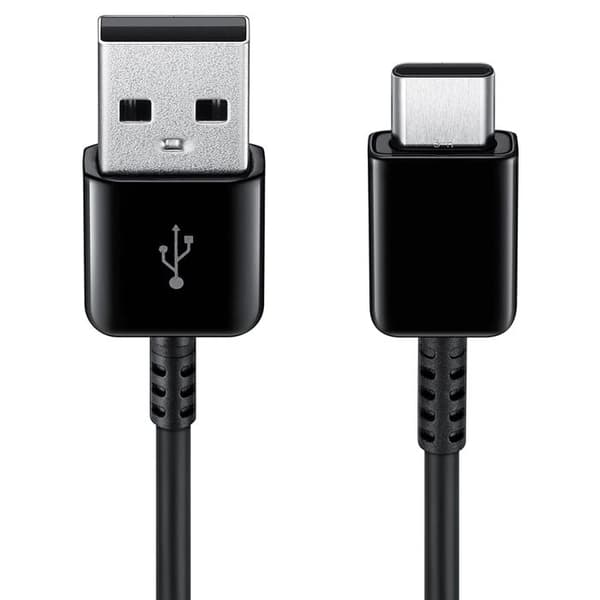 Branschförpackad USB-C till USB-kabelmätare 18 Watt Svart Samsung