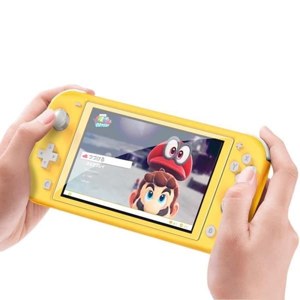 Härdat Glas för Nintendo Switch Lite [Pack av 2] Skyddfilm Motståndskraftig Skyddsglas Anti-Rip Phonillico®