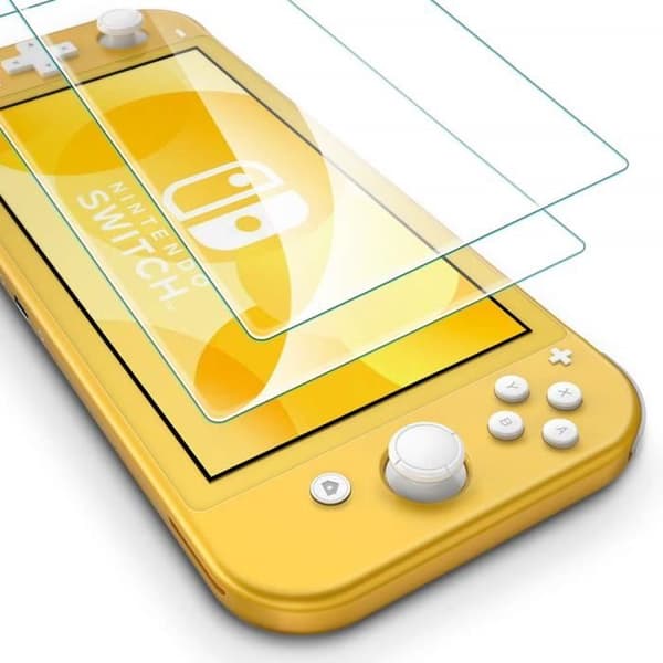 Härdat Glas för Nintendo Switch Lite [Pack av 2] Skyddfilm Motståndskraftig Skyddsglas Anti-Rip Phonillico®