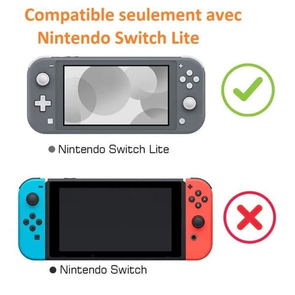 Grå Silikonfodral Kompatibelt med Nintendo Switch Lite - Skyddsfodral Anti Ripe, Anti Stöt, Anti Glid Phonillico®